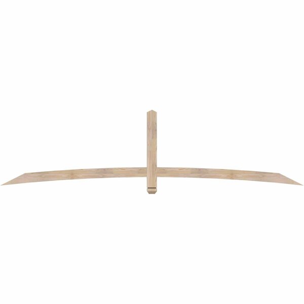 Ekena Millwork Bellingham Smooth Timber Gable Bracket, Douglas Fir, 108"W x 27"H x 1 1/2"D x 3 1/2"F, 6/12 Pitch GBW108X27X0204BEL00SDF - main